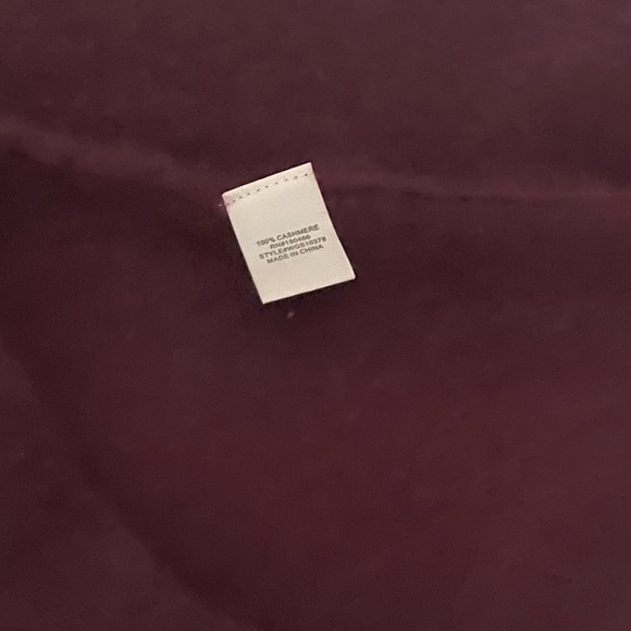 41 Hawthorn Burgundy Cashmere Sweater Soft Knit Size XXL Fits Like L - Picture 4 of 5